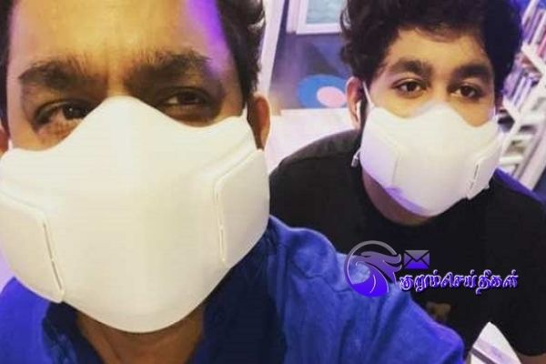 AR Rahman and his son vaccinated for covid19