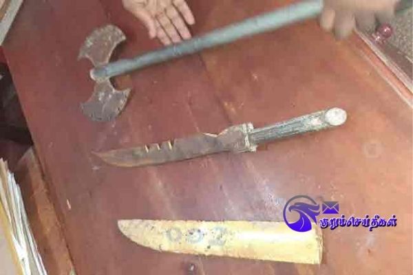 Two youths arrested with swords in Jaffna