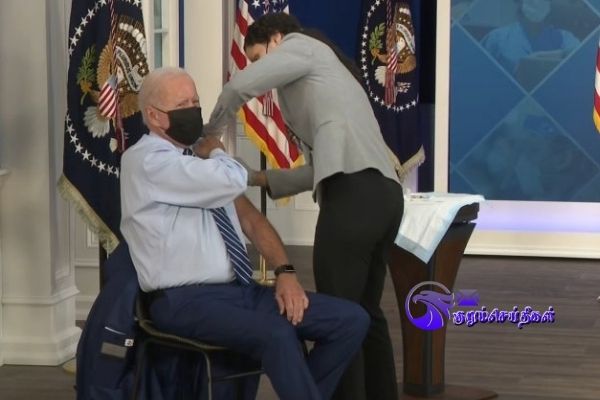 Joe Biden paying the booster dose